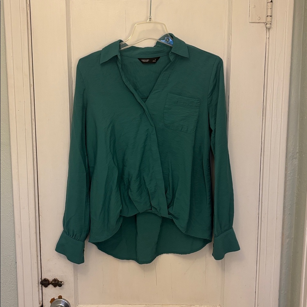 Simply Vera Vera Wang Sage Green Top